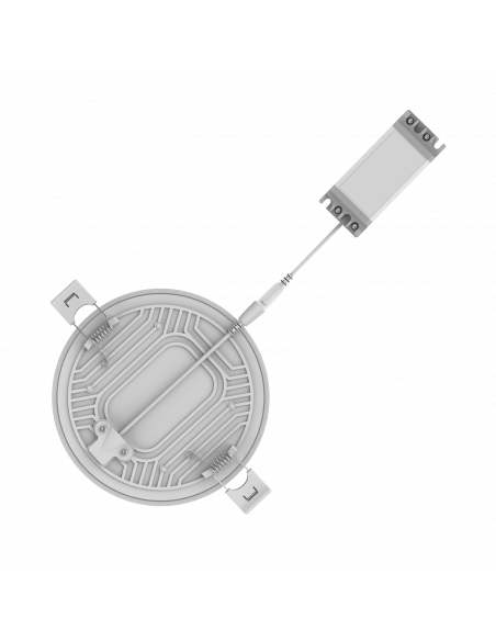 Светильник Gauss Frameless круг 24W 2400lm 4000K 85-265V IP20 монтаж Ø155 170*27мм LED 1/30