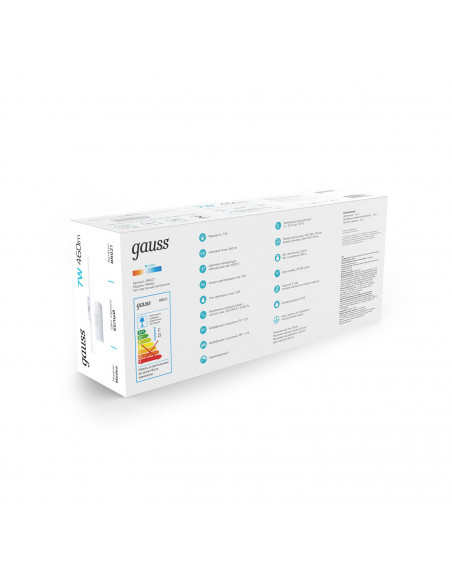 Настенный светодиодный светильник Gauss Medea BR021 7W 460lm 200-240V 440mm LED 1/20