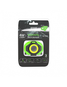 Фонарь налобный Gauss модель GFL303 4W 230lm 3xAAA LED...