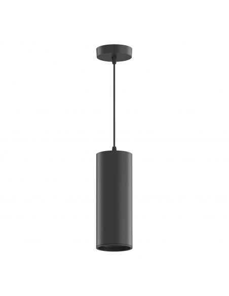 Светильник Gauss Overhead подвесной цилиндр 12W 920lm 4100K 170-240V IP20 79*200мм черный LED 1/10