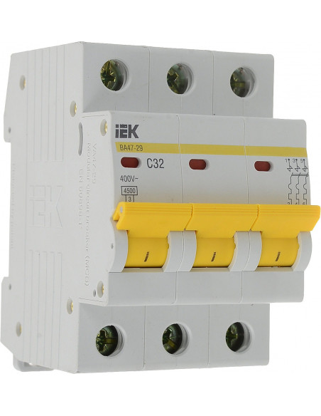 Выключатель автоматический ВА47-29 3Р 32А 4,5кА IEK