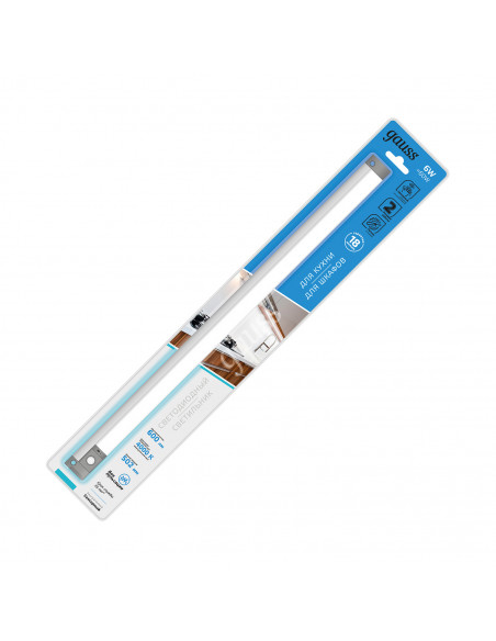 Светильник сенсорный Gauss модель E 6W 600lm 4000K 170-260V 500mm PIR 1/10/40