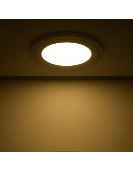 Светильник Gauss Backlight круг 12+4W 960lm 3000K 180-265V IP20 монт Ø170 190*31мм 3 реж  LED 1/20