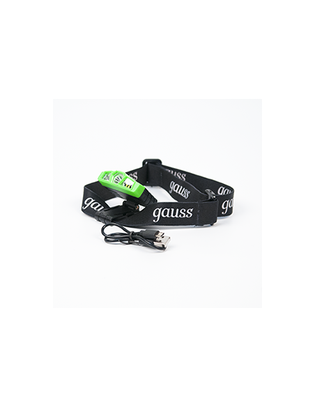 Фонарь налобный Gauss модель GFL406 5W 180lm Li-ion 500mAh LED 1/12/72
