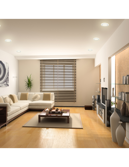 Светильник Gauss Backlight круг 12+4W 960lm 3000K 180-265V IP20 монт Ø170 190*31мм 3 реж  LED 1/20