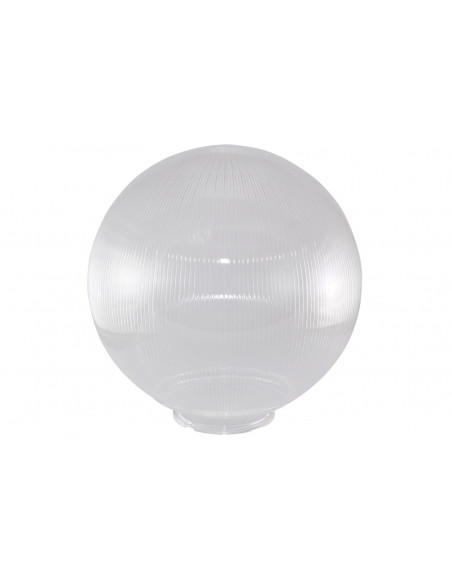 Рассеиватель шар ПММА 400 мм прозрачный призма (байонет 145 мм) TDM