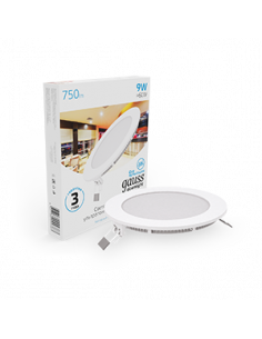Светильник Gauss Slim круг 9W 750lm 6500K 180-265V IP20...
