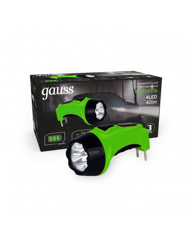 Фонарь ручной Gauss модель GFL104 4LED 40lm...