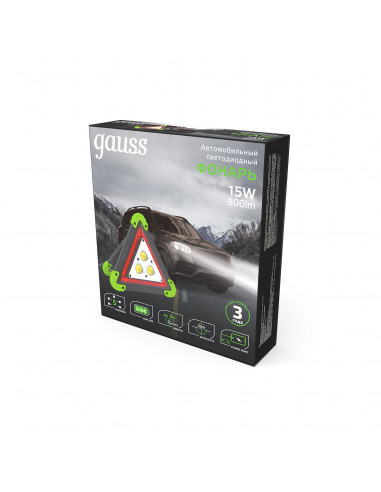 Фонарь автомобильный Gauss модель GFL802 15W...