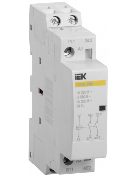 Контактор модульный КМ20-20 АС IEK