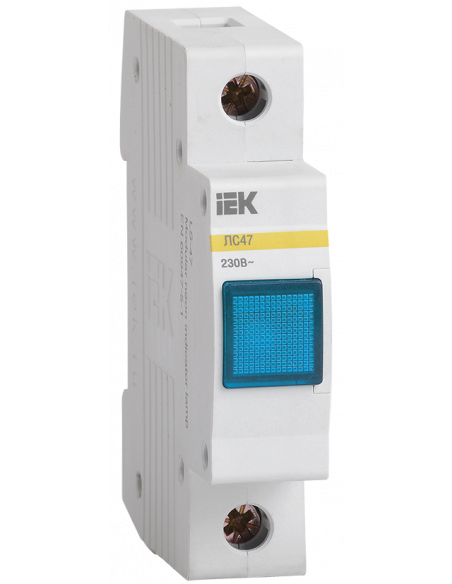 Лампа сигнальная ЛС-47 синяя IEK
