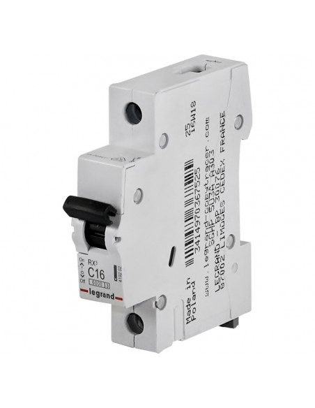 Автоматический выключатель Legrand RX3 1П 16A 4,5кА C