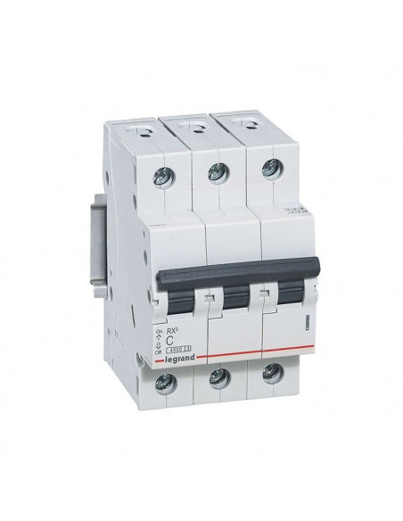 Автоматический выключатель Legrand RX3 3П 6A 4,5кА C