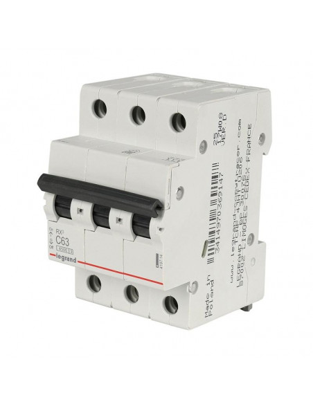 Автоматический выключатель Legrand RX3 3П 63A 4,5кА C