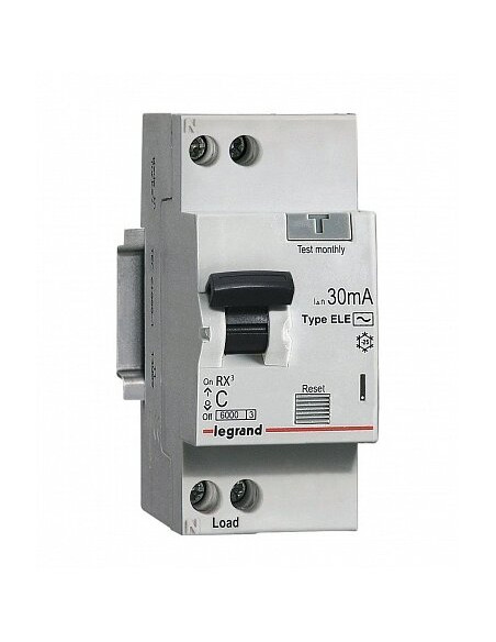 Дифференциальный автомат Legrand RX3 2П 20А 30мА