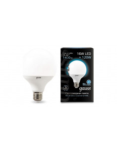 Лампа Gauss G95 16W 1540lm 4100K E27 LED 1/20