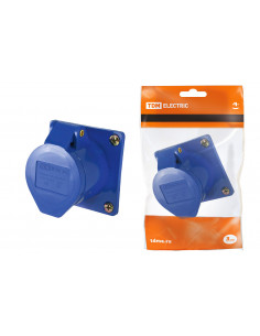 Розетка 423 скрытая 2Р+РЕ 32А 220В IP44 TDM