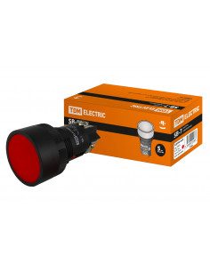 Кнопка SВ-7 "Стоп" красная 1р d22мм/230В TDM