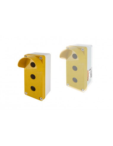 Корпус КП103 c козырьком для кнопок 3 места...