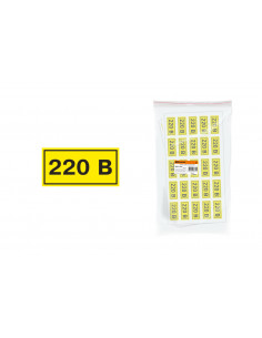 Символ "220В" 20х40мм TDM