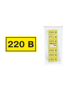 Символ "220В" 35х100мм TDM